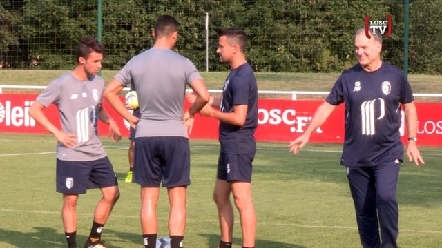 Le premier entraînement de Marcelo Bielsa au LOSC