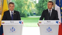 Déclaration conjointe d'Emmanuel MACRON et de Juan Manuel SANTOS, Président de la République de Colombie.