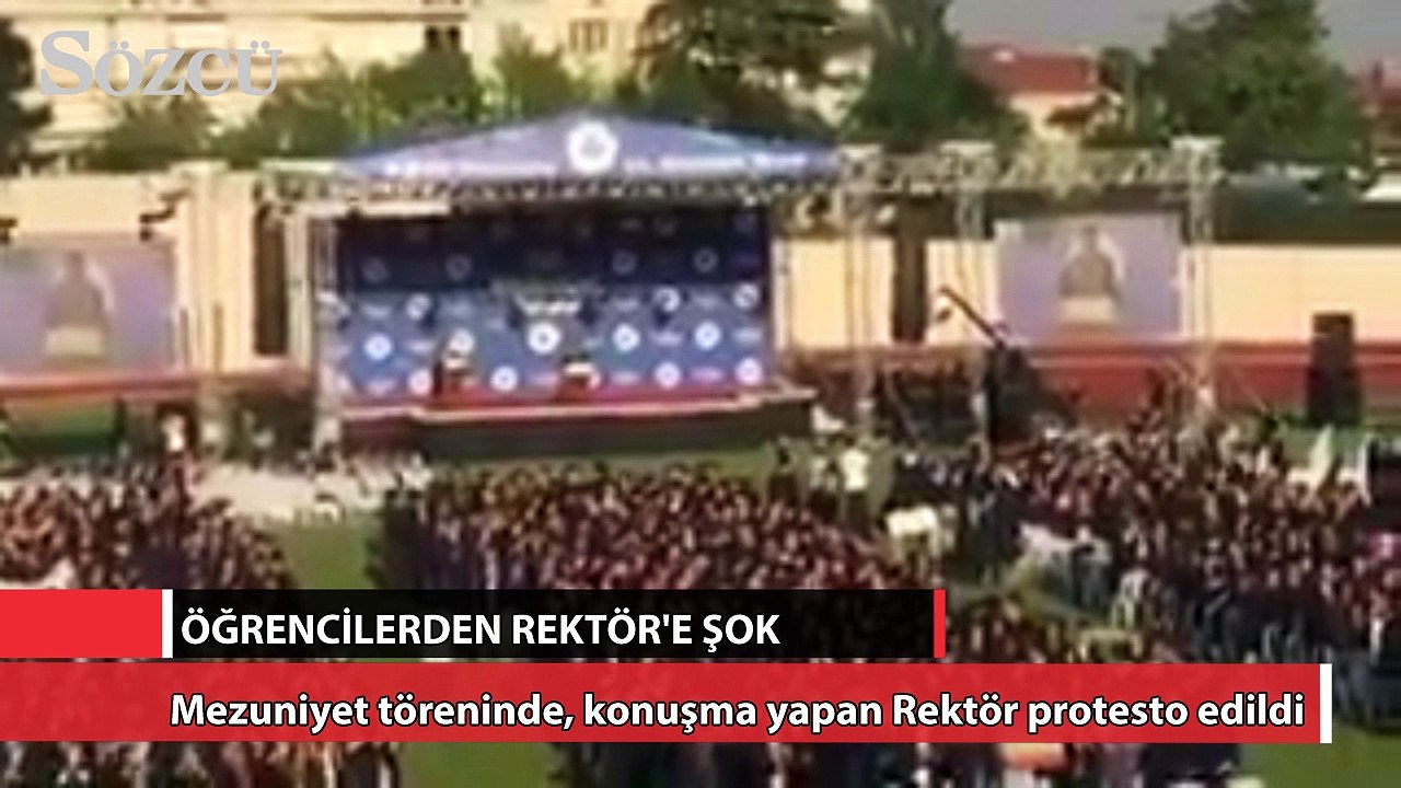Boğaziçi Üniversitesi'nde öğrencilerden Rektör'e şok