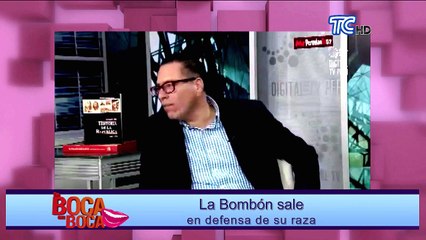 La Bombón se pronuncia sobre comentarios racistas de periodista peruano