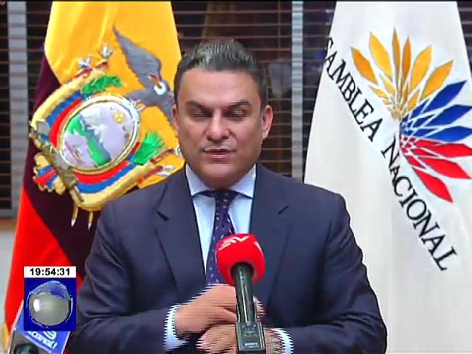 Presidente de la Asamblea Nacional José Serrano confirmó la renuncia del Contralor del Estado Carlos Pólit