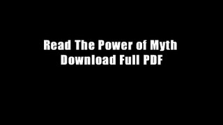 Read The Power of Myth Download Full PDF