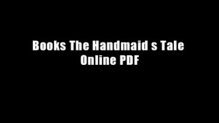 Books The Handmaid s Tale Online PDF