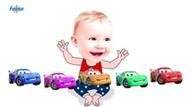 Bad Baby crying and learn colors-Colorful Cars vs Spider-Man- Finger Family Song Colle