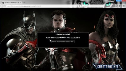 Injustice 2 Ultimate Edition DLC Redeem Code