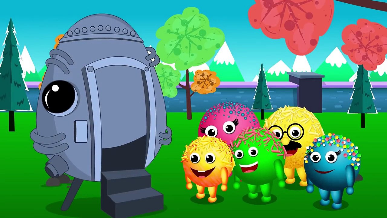 Mega Cake Pop Wrong Colors Finger Family Nursery Rhymes | Wrong heads , Wrong Eyes | Learn