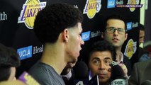 Lakers Workout UCLAs Lonzo Ball (FULL INTERVIEW)