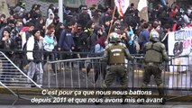 Affrontements lors d’une manifestation étudiante au Chili