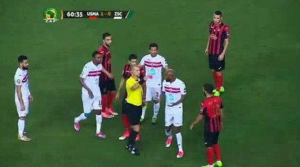Amir Sayoud RED CARD - USM Alger vs Zamalek 22.06.2017