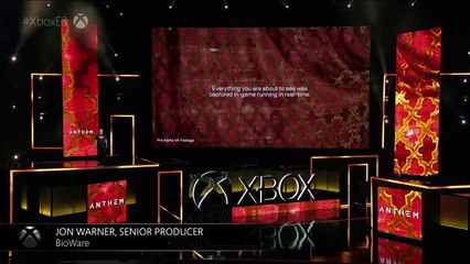 Anthem Gameplay Reveal Trailer Biowares Destiny Game Xbox One X Gameplay