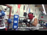 future boxing star rudy ochoa sparring in oxnard EsNews boxing