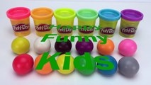 Learn Colors and Shapes with Play Doh Balls Fun & Creative for Kids Kinder Eggs Surprise T