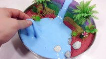 BINGO Song | DIY How To Make Colors Kinetic Sand Slime Clay Beach Learn Colors Numbers Cou