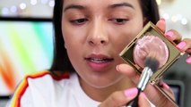 Instagram WEIRD Beauty Products TESTED! Brow Stamp, Paper Makeup, Foam Foundation! Natalie