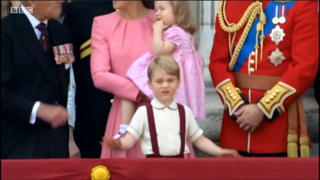 The Royal Family attend the annual Trooping the Colour Ceremony
