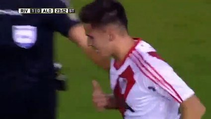 1 - 0 Lucas Martinez Goal HD -  River Plate vs Aldosivi  22.06.2017 HD