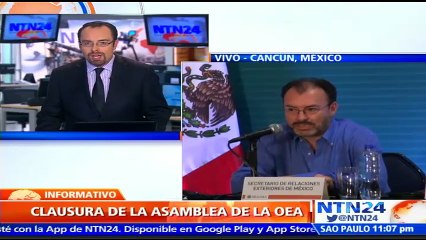 OEA cierra su Asamblea General número 47 sin aprobar una resolución sobre la crisis en Venezuela