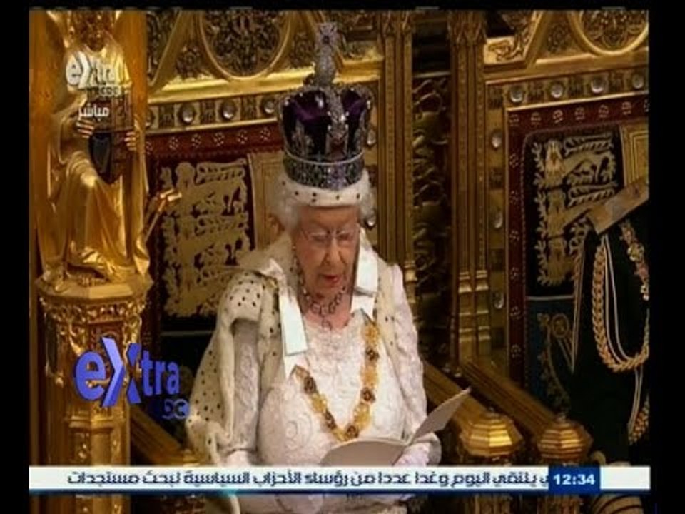 #غرفة _الأخبار | ‎‎الملكة إليزابيث تفتتح جلسة مجلس العموم البريطاني