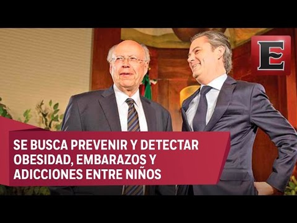 Presentan programa "Salud en tu Escuela"