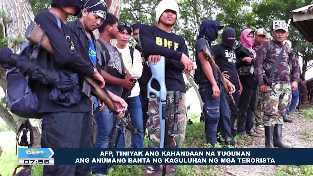 AFP, tiniyak ang kahandaan na tugunan ang anumang banta ng kaguluhan ng mga terorista