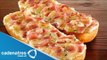 Receta de Pizza en pan baguette / Cómo hacer una Pizza en pan baguette