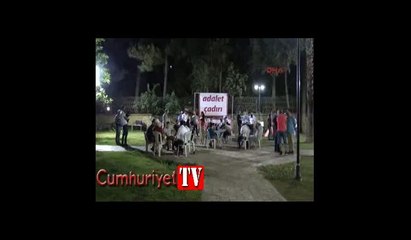 Antalya'da CHP'nin 'adalet çadırı' kaldırıldı