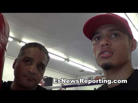 sparring floyd mayweather its like he has 4 hands - juan funez