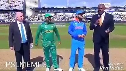 چمپیئن ٹرافی کا ٹاس جیت کر کوہلی کیسے خوش ہو رہا ہے