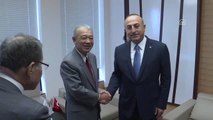 Bakan Çavuşoğlu, Sasakawa Barış Vakfı Onursal Başkanı Sasakawa Ile Görüştü - Tokyo