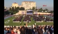 Boğaziçi Üniversitesi mezuniyet töreninde rektöre protesto