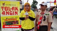 Anggota Pramuka di Brebes Bantu Polisi Amankan Arus Mudik Lebaran