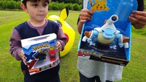 Cendre Oeuf amusement amusement géant ouverture jouets déballage avec pokemon surprise ketchum pikachu ckn