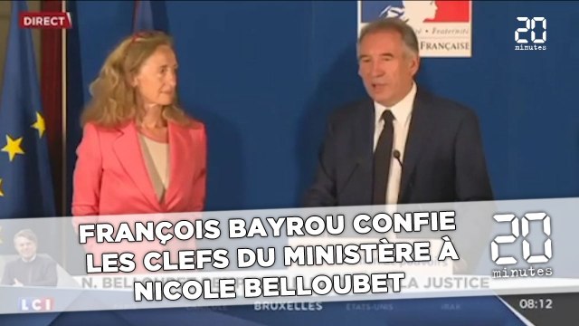 François Bayrou confie les clefs du ministère à Nicole Belloubet