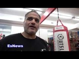 Ricky Funez Seconds After Floyd Mayweather Done Sparring For McGregor   EsNews Boxing