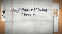 Vinyl Banner Printing Houston - Sign-Ups and Banners