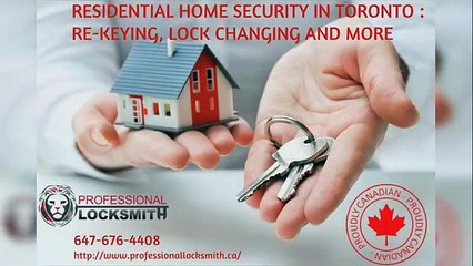 Locksmith Company Toronto, Richmond Hill & Mississauga - professional Locksmith