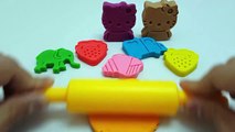 Learn Colors Play Doh Hello Kitty Molds Fun & Creative for Kids