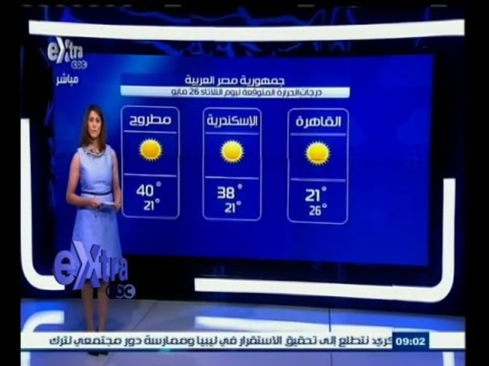 #غرفة _الأخبار | تعرف على درجات الحرارة المتوقع...