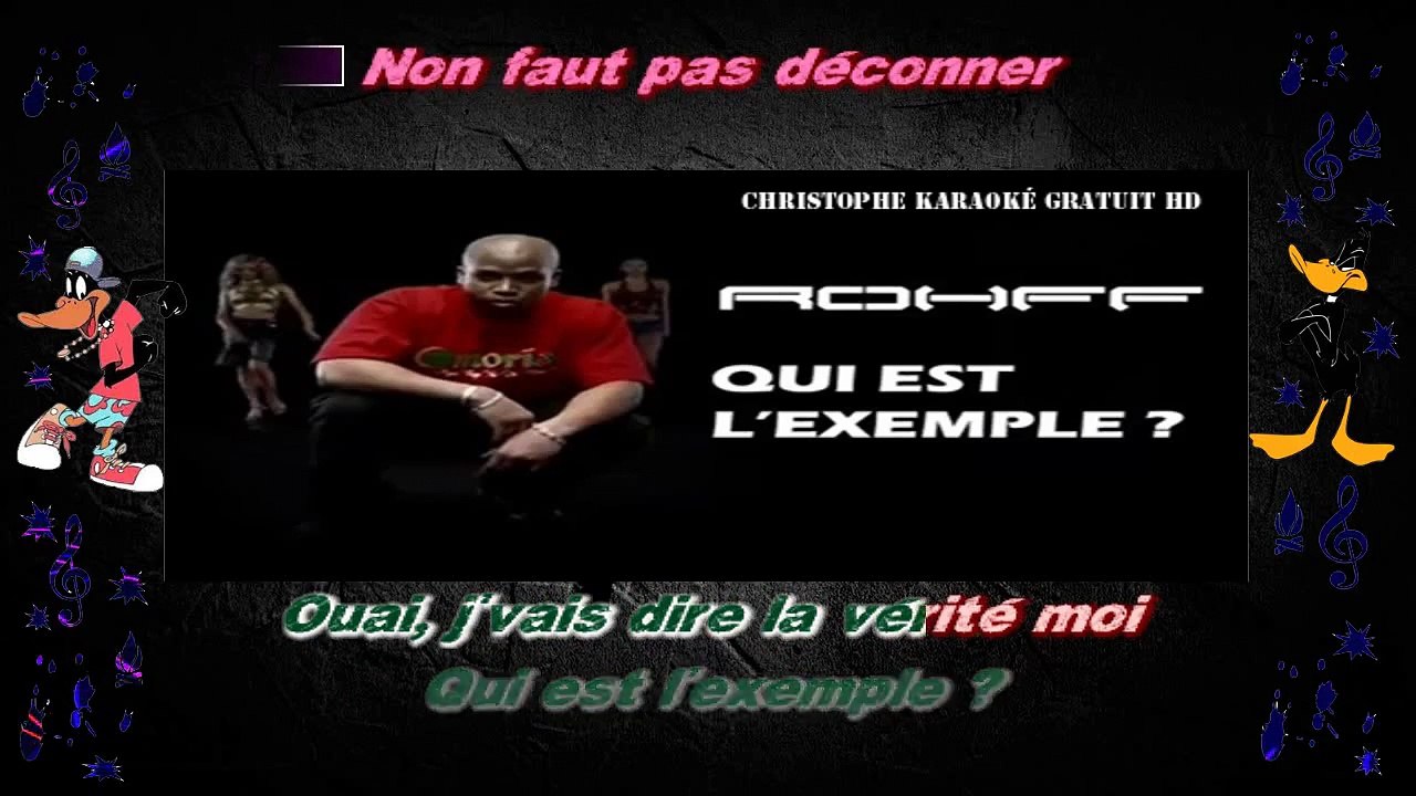 Rohff - Qui est l'exemple KARAOKE / INSTRUMENTAL