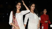 Sara Ali Khan and Jhanvi Kapoor Twinning In White Indian Look