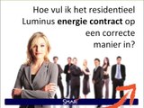 Contract Luminus RES   PRO (versie oktober 2016) - NL versie