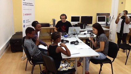webradio enregistrement émission 2 - élèves école ancien théâtre