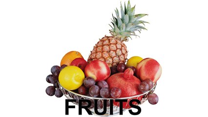 Fruits. Learn words. For children