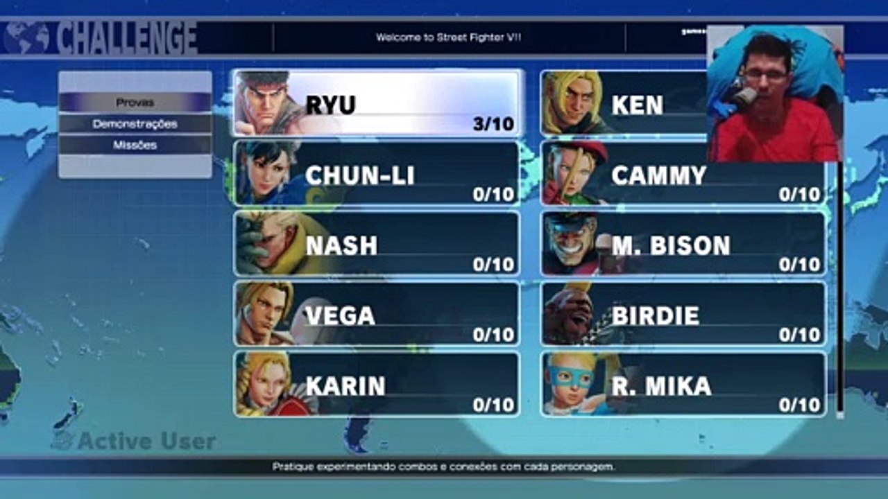 gamesgejr Street fighter 5 partida de rank (406)