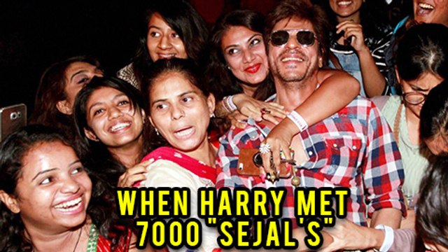 Radha Song Launch | Shahrukh Khan Met 7000 'Sejal's' | Jab Harry Met Sejal