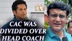 ICC Champions Trophy : CAC was divided over Ravi Shastri , Anil Kumble as head coach | Oneindia News