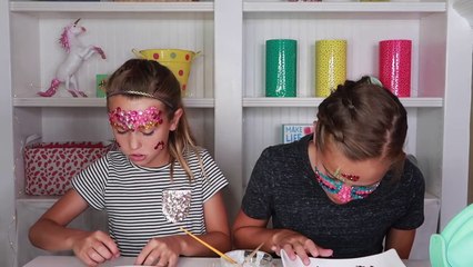 Full Face of RHINESTONES Challenge + REMOVAL! | Marissa and Brookie