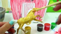 DIY Spirit Riding Free Stablemates Stallion + Barn Painting Craft Set Do It Yourself Video