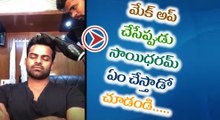 Sai Dharam Tej Jawaan Movie Makeup Video Out | Filmibeat Telugu