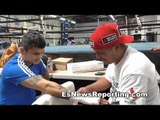marcos maidana vs mayweather - chino's mom never wanted him to be a fighter - EsNews
